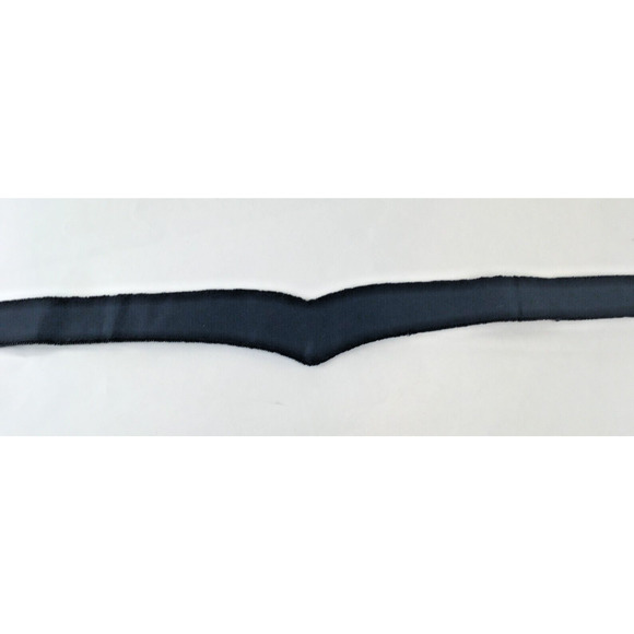 Black Bugle beaded and sequin vintage retro sash belt La Regale Small - Picture 8 of 16